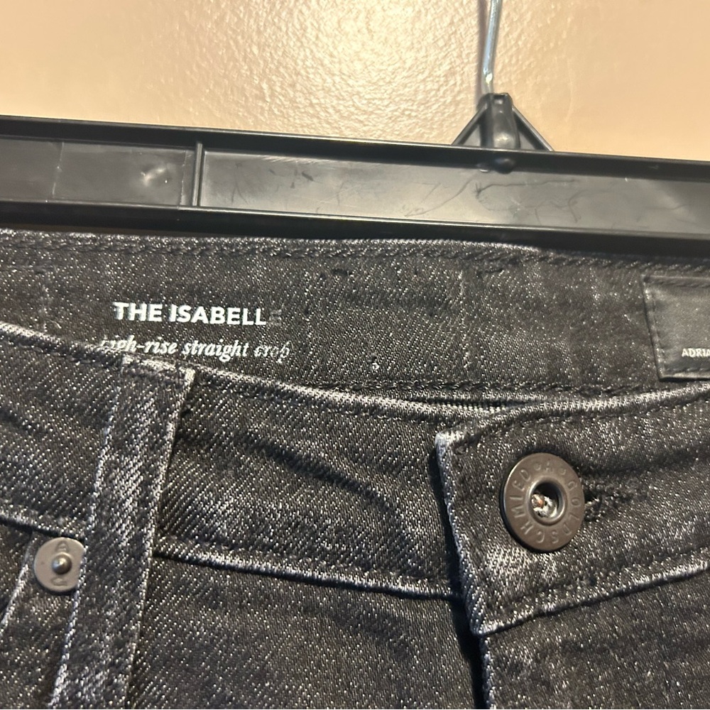 AG Adriano Goldschmied “The Isabelle” High-rise Straight Leg Crop Jeans, 26, NWT - Picture 6 of 12